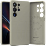 Spacecase Silicone Mag Galaxy S25 Ultra beige