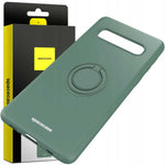 Spacecase Silicone Ring Galaxy S10 dark green