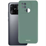 Spacecase Silicone Case Redmi 10C/Poco C40 dark green