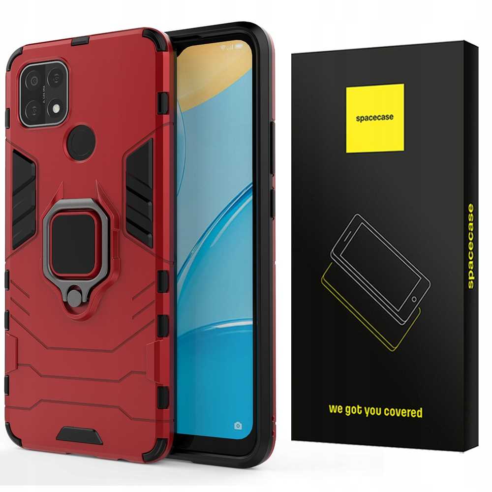 Spacecase X-Ring Realme 7i / Narzo 30A czerwony