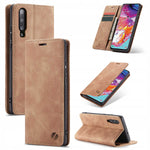 Spacecase Wallet Galaxy A70 light brown