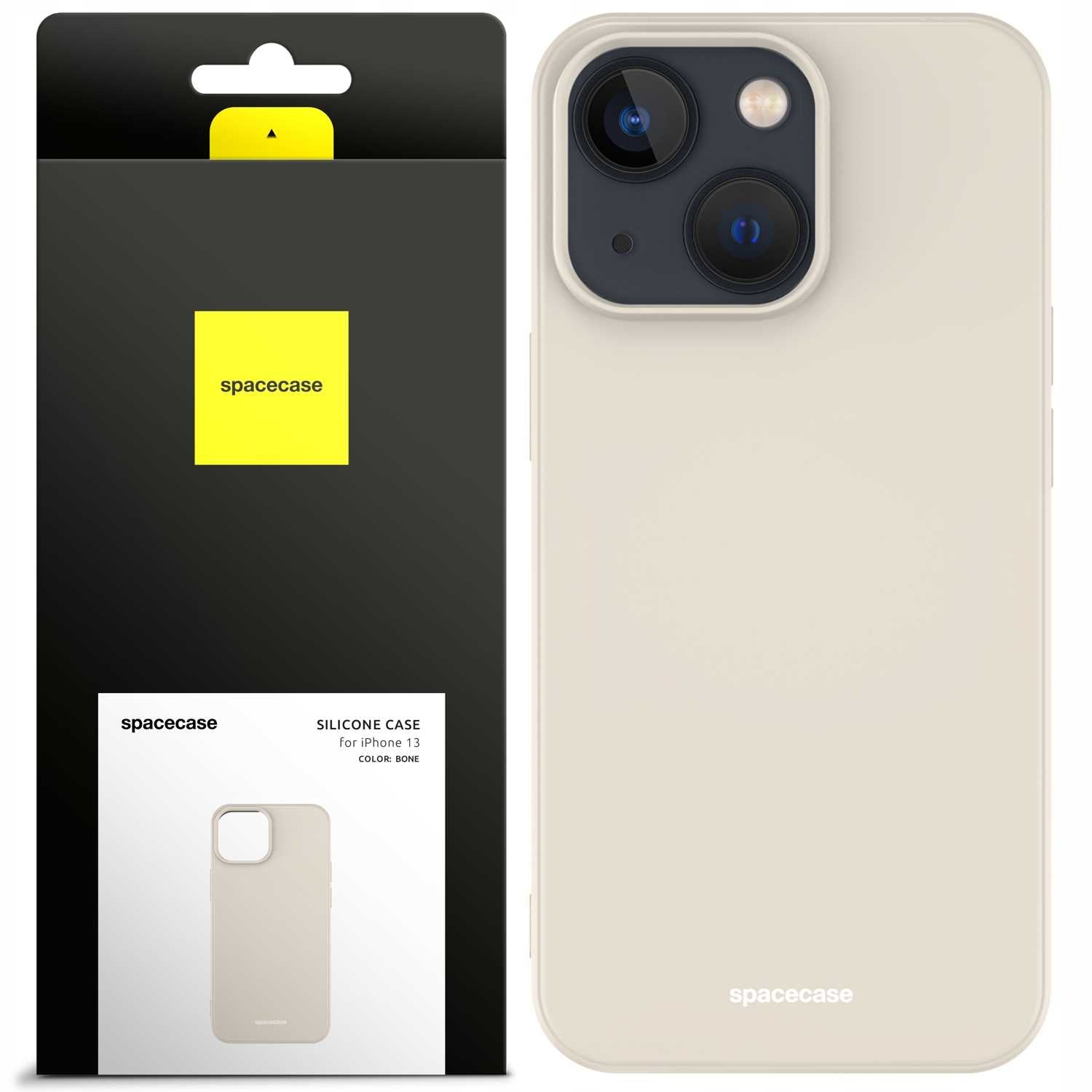 Spacecase Silicone Case iPhone 13 bone