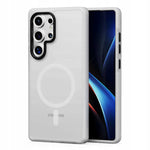 Spacecase Hybrid Fusion Mag Galaxy S25 Ultra white