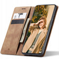 Spacecase Wallet Galaxy A71 light brown