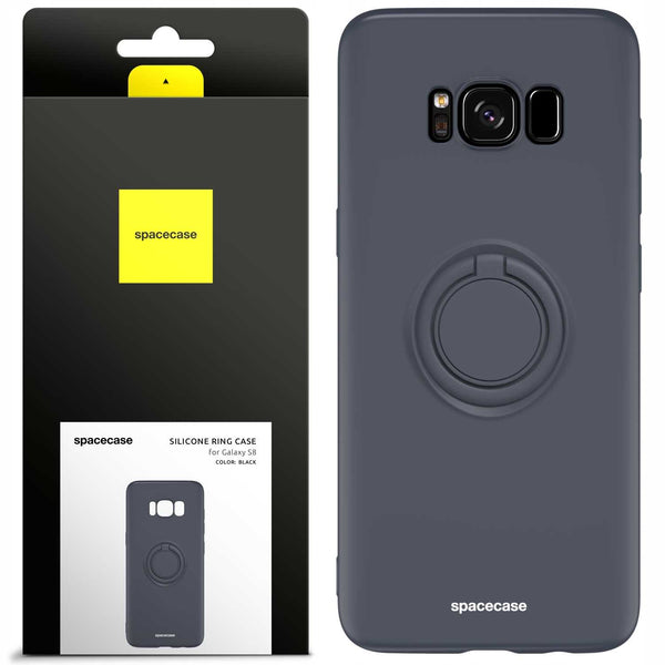 Spacecase Silicone Ring Galaxy S8 black