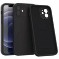 Spacecase Silicone Mag iPhone 12 black