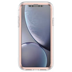 Spacecase Marble 360 iPhone Xr biały/różowy