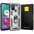 Spacecase Ring NX Motorola Moto G10/G30 srebrny
