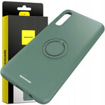 Spacecase Silicone Ring Galaxy A70 dark green