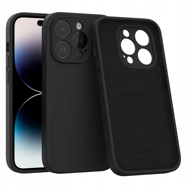Spacecase Silicone Mag iPhone 14 Pro black