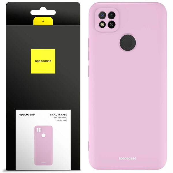 Spacecase Silicone Case Redmi 9C lilac