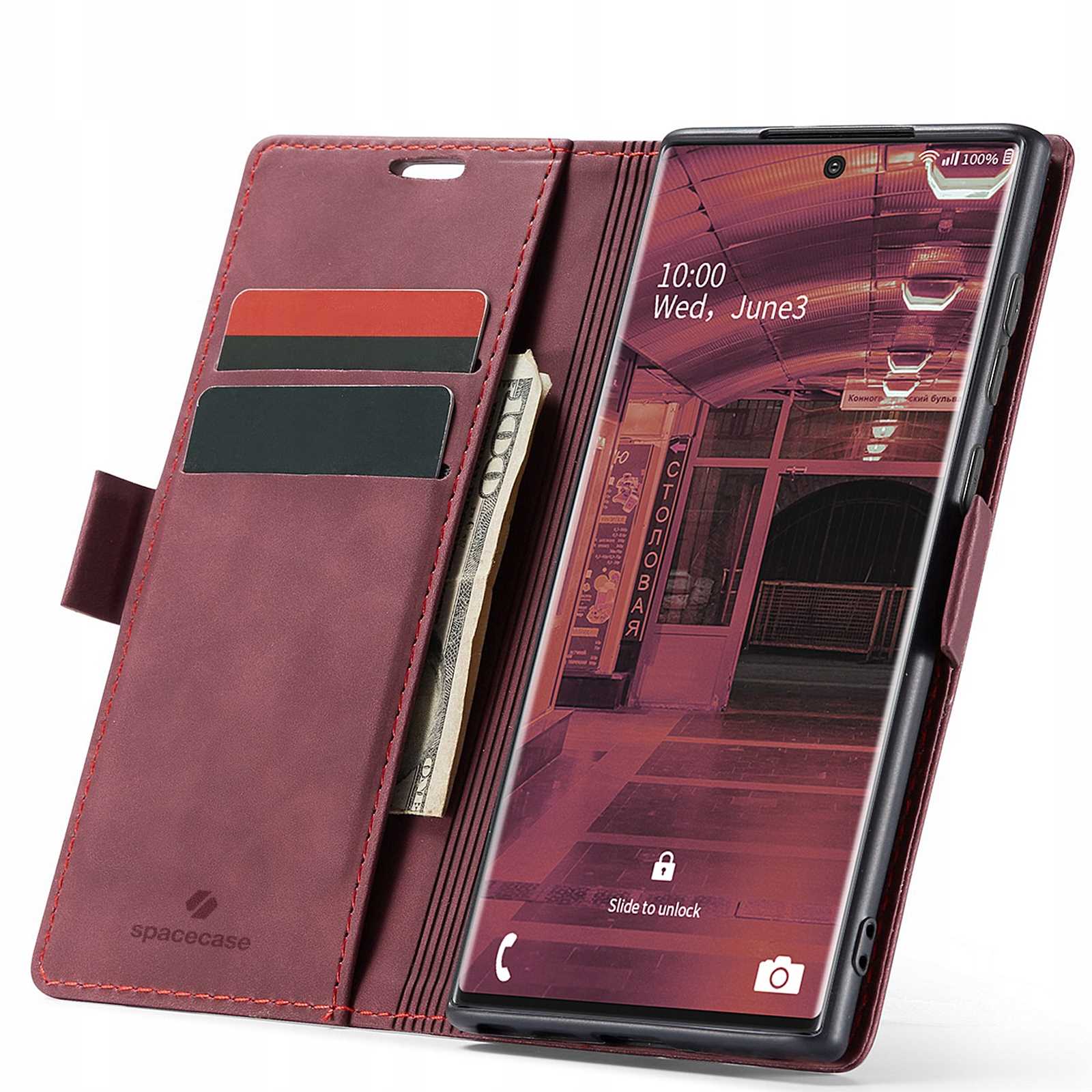 Spacecase Wallet Galaxy Note 20 Ultra red