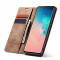 Spacecase Wallet Galaxy S10e kawowy