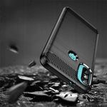 Spacecase Carbon Moto E20 / E40 czarny