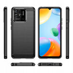 Spacecase Carbon Redmi 10C/Poco C40 czarny