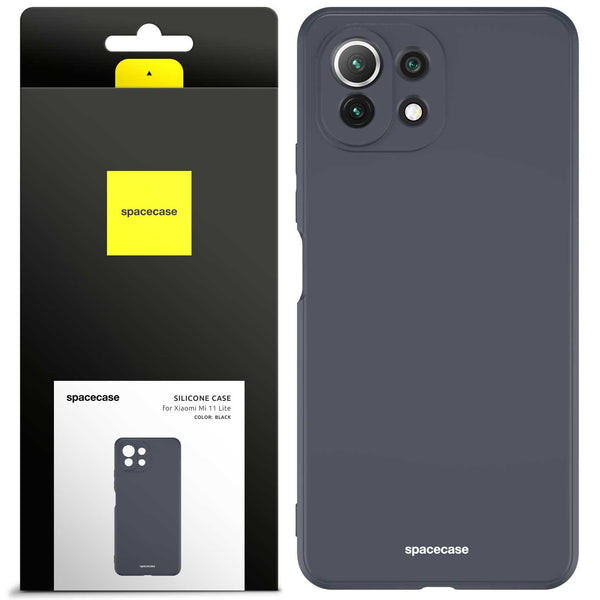 Spacecase Silicone Case Xiaomi Mi 11 Lite black