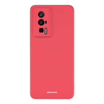Spacecase Silicone Case Poco F5 Pro red