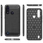 Spacecase Carbon Moto E7 Power czarny