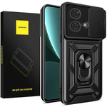 Spacecase Camring Motorola Edge 40 Neo black