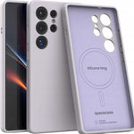 Spacecase Silicone Mag Galaxy S25 Ultra light purple