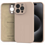 Spacecase Silicone Mag iPhone 15 Pro Max brown