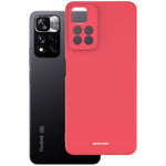 Spacecase Silicone Case Redmi Note 11 Pro+ red