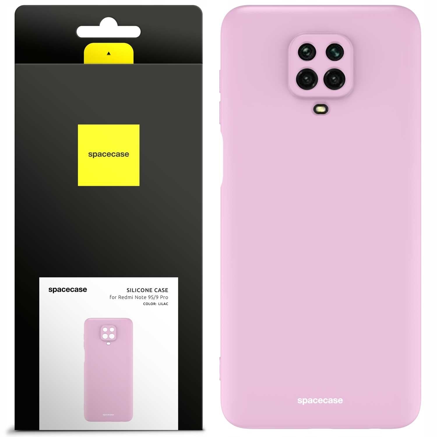 Spacecase Silicone Case Redmi Note 9S/9 Pro lilac