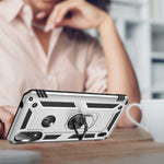 Spacecase Ring NX Motorola E7/E7i Power srebrny
