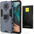 Spacecase X-Ring Poco F2 Pro niebieski