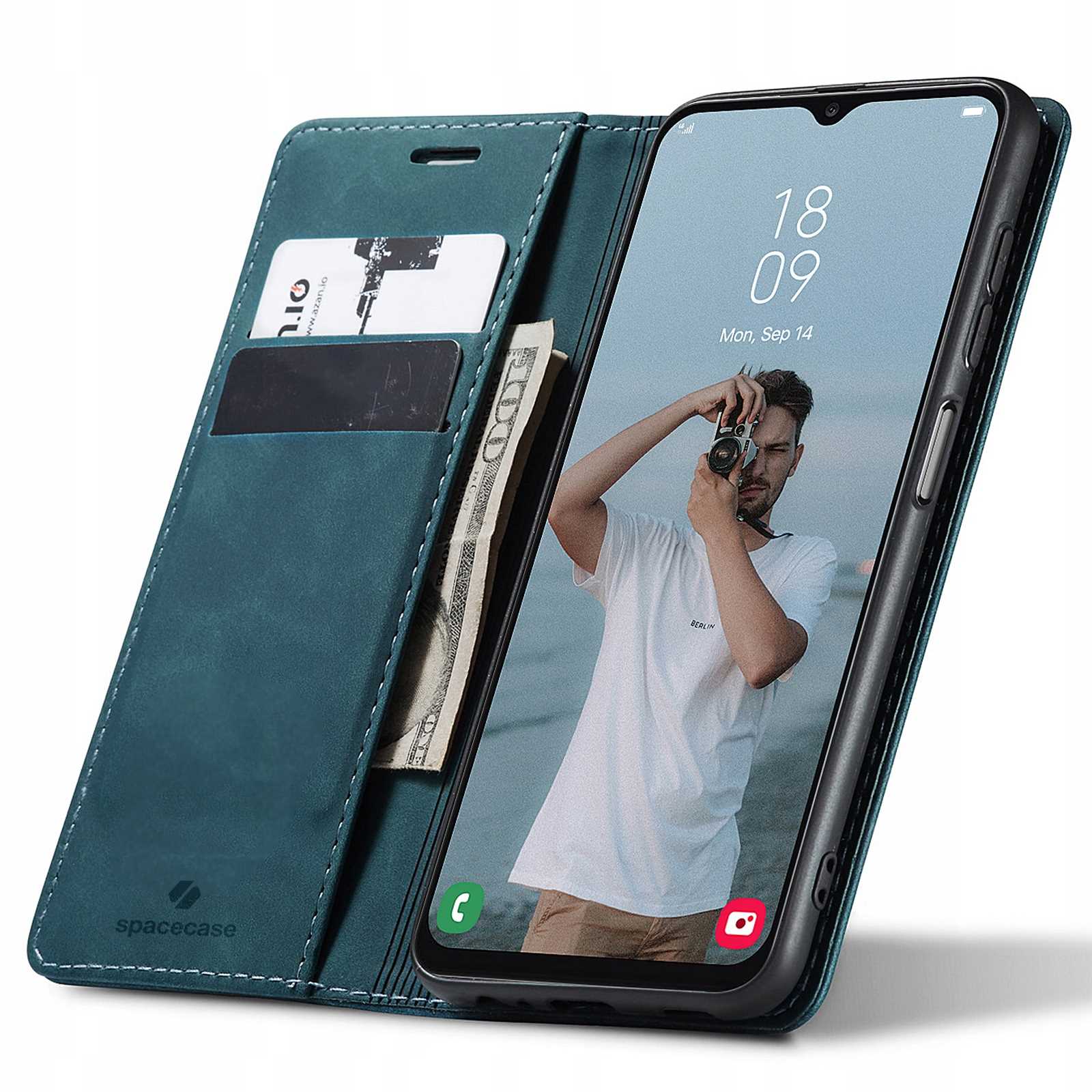 Spacecase Wallet Galaxy A13 4G  blue