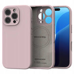 Spacecase Silicone Mag iPhone 16 Pro baby pink