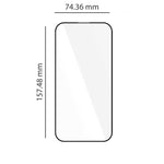 Spacecase Glass Full Cover iPhone 15 Plus / 16 Plus