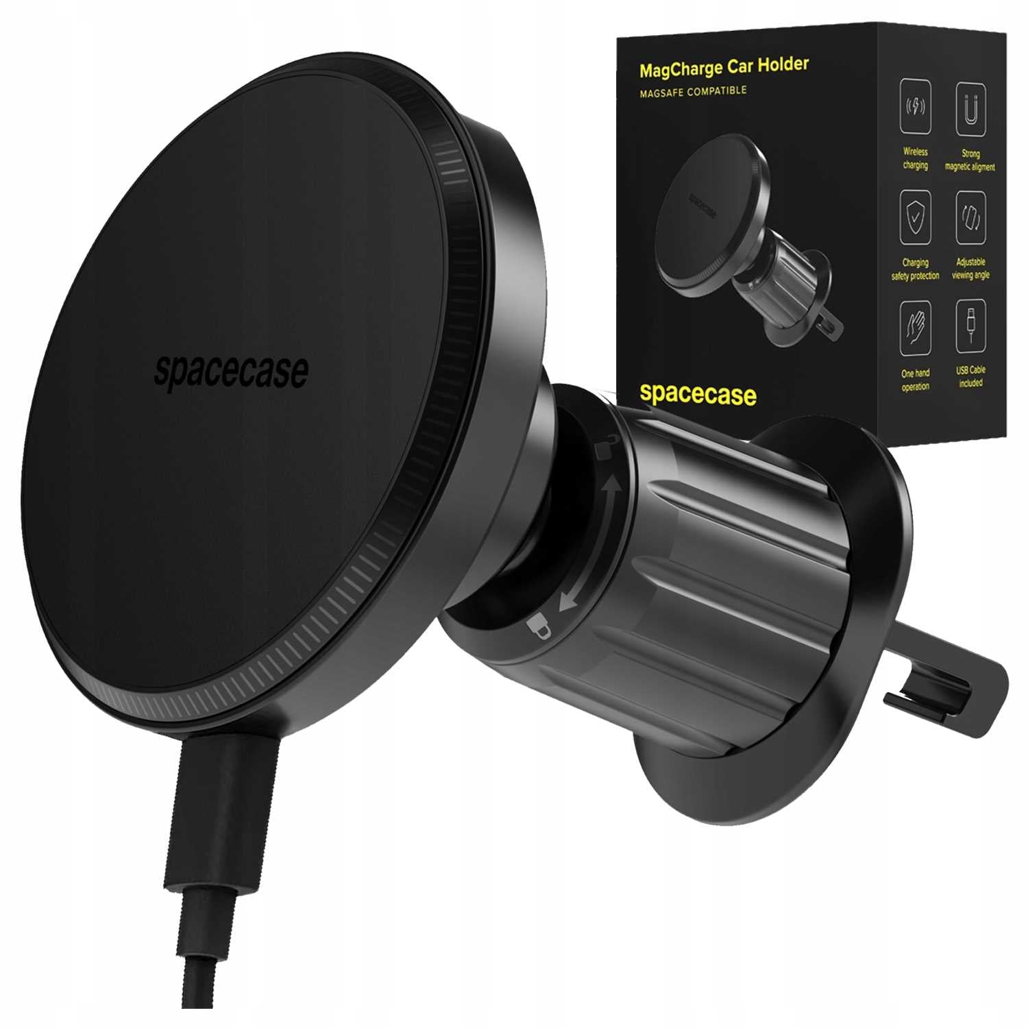 Spacecase Car Holder Air Vent MagCharge WM11B black