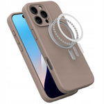 Spacecase Silicone Mag iPhone 16 Pro Max brown