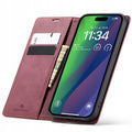 Spacecase Wallet iPhone 15 red