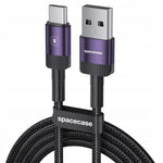 Spacecase USB-C Cable 1M 3A purple