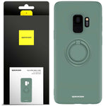 Spacecase Silicone Ring Galaxy S9 dark green