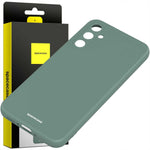 Spacecase Silicone Case Galaxy A14 4G dark green