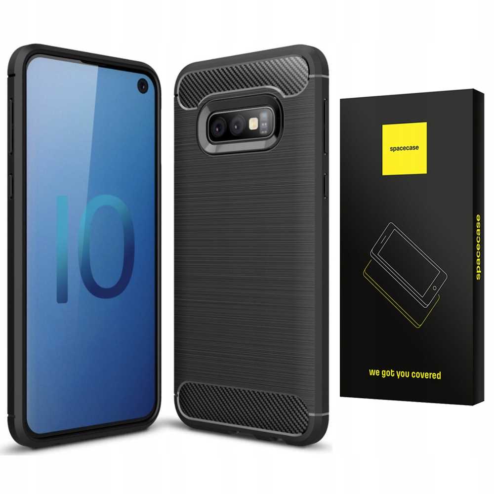Spacecase Carbon Galaxy S10E czarny