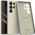 Spacecase Silicone Mag Galaxy S25 Ultra beige