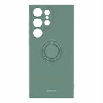 Spacecase Silicone Ring Galaxy S23 Ultra dark green