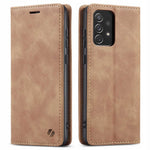 Spacecase Wallet Galaxy A72 5G light brown