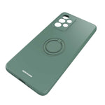 Spacecase Silicone Ring Galaxy A33 5G dark green