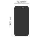 Spacecase Glass Privacy iPhone 15 Plus / 16 Plus