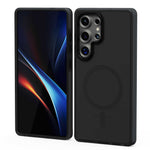 Spacecase Hybrid Fusion Mag Galaxy S25 Ultra black