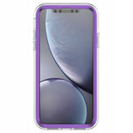 Spacecase Marble 360 iPhone Xr fioletowy
