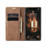 Spacecase Wallet iPhone Xr light brown