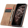 Spacecase Wallet iPhone 11 Pro light brown
