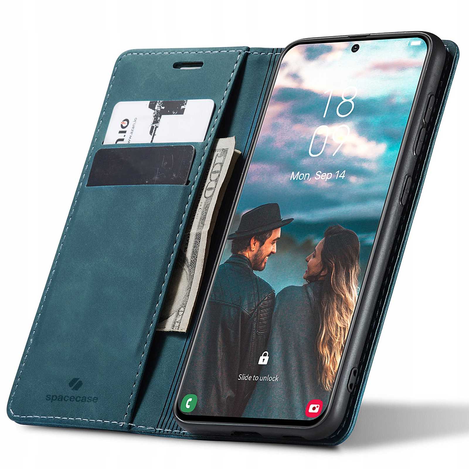 Spacecase Wallet Galaxy S21 FE blue