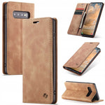 Spacecase Wallet Galaxy S10 light brown